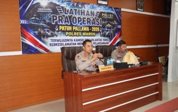Polres Maros Gelar Latihan Kesiapan Operasi Patuh 2026, Himbau Masyarakat Tertib Berlalulintas