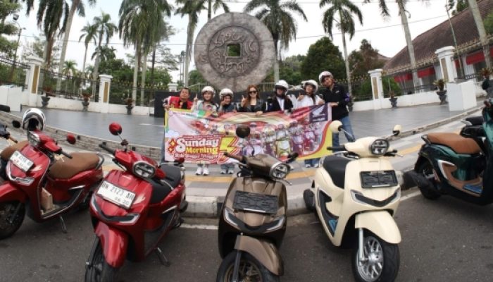 Honda Babel Gelar Riding Bersama Kreator Digital