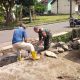 Babinsa Koramil 2307/Ciwandan Gotong Royong Bersama Warga, Bantu Pembangunan Rumah di Deringgo dan Banjarnegara