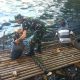 Babinsa Koramil 2305/Cinangka Bersama Warga Gelar Karya Bakti Bersihkan Sungai dan Lingkungan