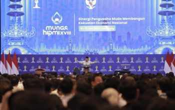 Prabowo di Munas HIPMI: Tak Ada Pertumbuhan Ekonomi Tanpa Nasionalisme
