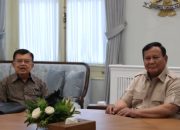 Prabowo Terima Kunjungan Jusuf Kalla, Siap Partisipasi Bangun Energi Hijau