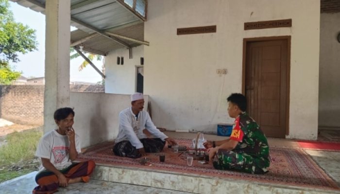 Babinsa Koramil 2305/Cinangka Perkuat Toleransi Beragama dan Dukung Sektor Pertanian Melalui Komsos