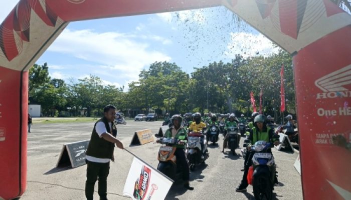 Honda Babel Tantang Ojol Adu Irit BBM di Tanjung Pendam