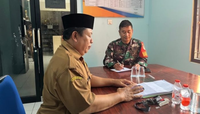 Babinsa Koramil 2301/Cilegon Perkuat Sinergi dengan Tokoh Masyarakat dan Bhabinkamtibmas Jaga Keamanan Lingkungan