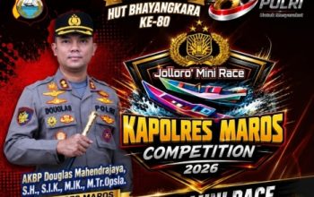 Ratusan Pendaftar Bakal Ramaikan Pesta Rakyat Lomba Balap Jolloro’ Mini Kapolres Maros Cup Dalam Rangka HUT Bhayangkara ke-80