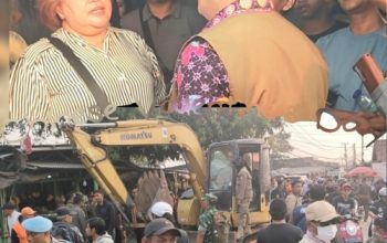 Penertiban Pasar Penampungan Cisoka Ricuh, Pemilik Lahan : Nunung Tantang Camat ke Pengadilan