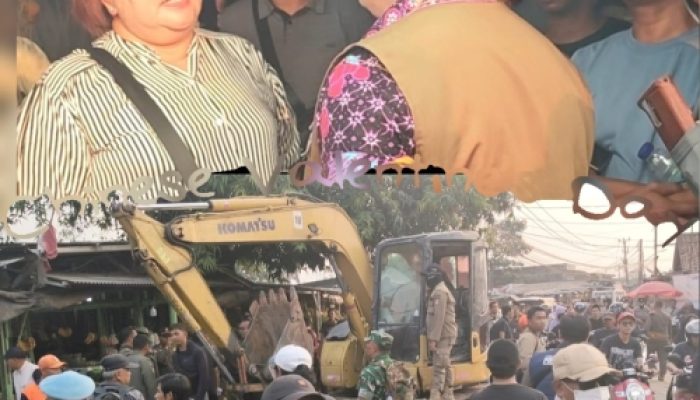 Penertiban Pasar Penampungan Cisoka Ricuh, Pemilik Lahan : Nunung Tantang Camat ke Pengadilan