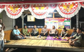 Babinsa Koramil 2301/Cilegon Perkuat Sinergi dengan Tokoh Masyarakat dan Bhabinkamtibmas, Tingkatkan Keamanan Lewat Ronda Keliling