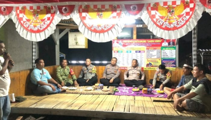 Babinsa Koramil 2301/Cilegon Perkuat Sinergi dengan Tokoh Masyarakat dan Bhabinkamtibmas, Tingkatkan Keamanan Lewat Ronda Keliling