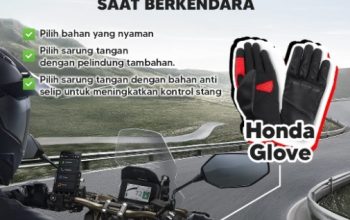 Jangan Anggap Sepele, Sarung Tangan Ternyata Punya Peran Besar Menjaga Keselamatan Berkendara