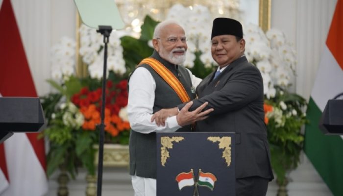 Prabowo Anugerahkan Bintang Adipurna kepada Perdana Menteri India