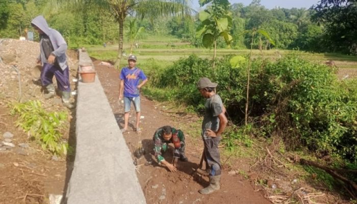 Babinsa Koramil 2302/Bojonegara Dampingi Penghijauan dan Ketahanan Pangan Lewat Pembinaan Teritorial