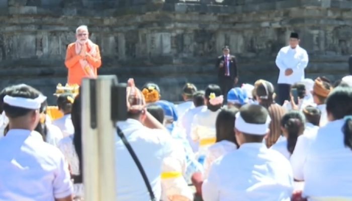 Tari Rama Shinta dan Gamelan Sambut Prabowo dan PM Modi di Candi Prambanan