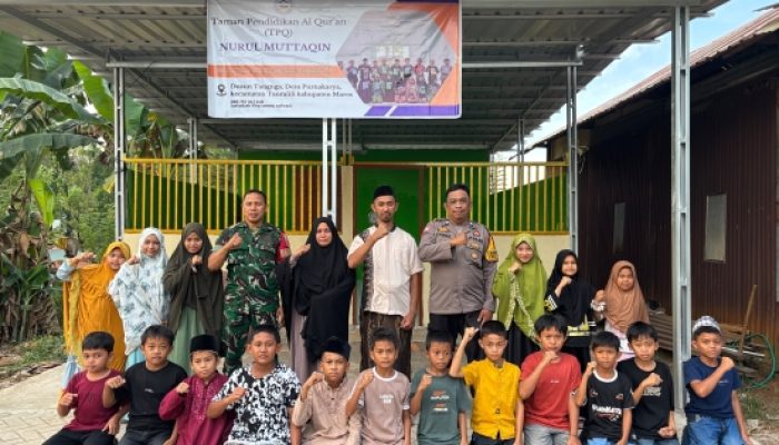 Bhabinkamtibmas di Maros Sisihkan Gaji dan Penghasilan demi Bangun Rumah Tahfidz Al-Qur’an di Desanya