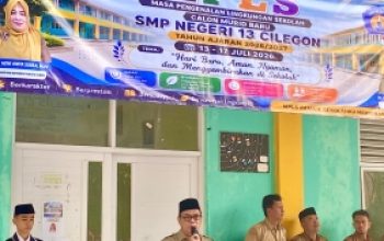 205 Siswa Baru SMPN 13 Kota Cilegon Ikuti MPLS Ramah Anak, Tanpa Perpeloncoan dan Bullying