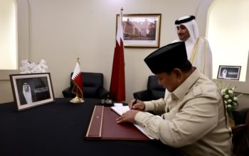 Prabowo Datangi Kedubes Qatar, Sampaikan Duka Mendalam dan Perkuat Persahabatan Dua Negara