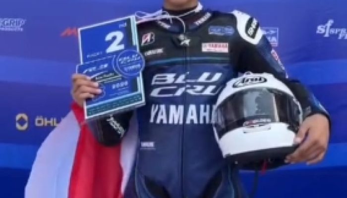 Hebat!!!Siswa Baru SMKS YAPTA Takalar Sabet Posisi Kedua Race 1 R3 BLU CRU Asia Pasifik Championship