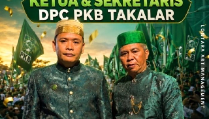Dr. H. Hengky Yasin Resmi Dilantik sebagai Ketua DPC PKB Takalar, M. Yasin Limpo Jabat Sekretaris