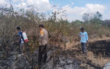 Cegah Kebakaran Lahan Saat Musim Kemarau, Polres Maros Ajak Masyarakat Tingkatkan Kewaspadaan