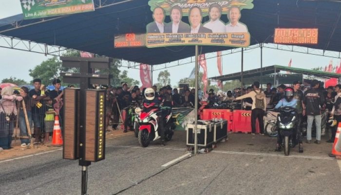 Honda Babel Semarakkan Drag Championship PBB, New Honda Vario Evo Curi Perhatian Ribuan Penonton di Sirkuit