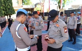 Sipropam Polres Maros Laksanakan Gaktibplin, Perkuat Disiplin dan Profesionalisme Personel