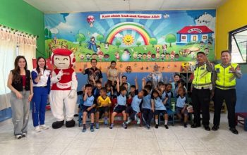 Hari Anak Nasional ini, puluhan anak TK Kasih Kayu Besi dapat kejutan spesial dari Honda Babel