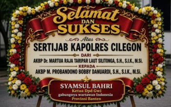 Ketua DPD GWI Banten Ucapkan Selamat untuk AKBP Martua, Sambut Kapolres Cilegon Baru dengan Harapan Besar