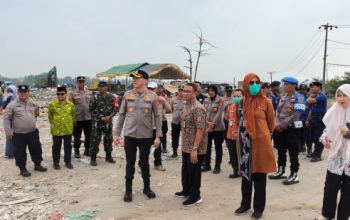 Kapolres Cilegon Turun Langsung ke TPSA Bagendung, Perkuat Mitigasi Cegah Kebakaran di Musim Kemarau