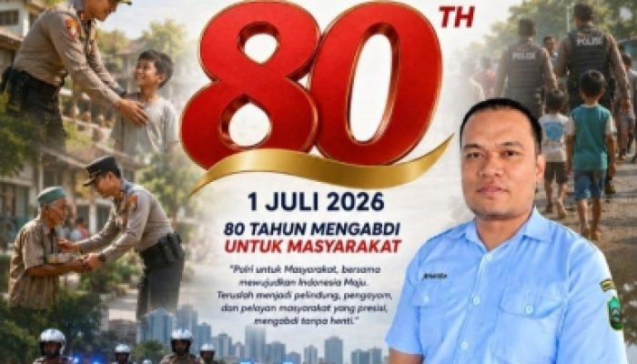 Polri untuk Masyarakat, Dirut Perumda Tirta Panrannuangku Takalar Sampaikan Ucapan HUT Bhayangkara ke-80