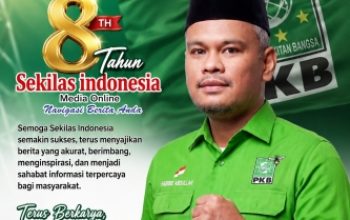 Ketua Fraksi PKB DPRD Takalar, Habibie Abdullah Ucapkan Selamat Anniversary ke-8 Media Sekilas Indonesia, Apresiasi Konsistensi Menyajikan Informasi Berkualitas