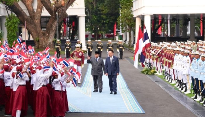 Disambut Upacara Kenegaraan, Kunjungan PM Anutin Charnvirakul Perkuat Hubungan Indonesia-Thailand