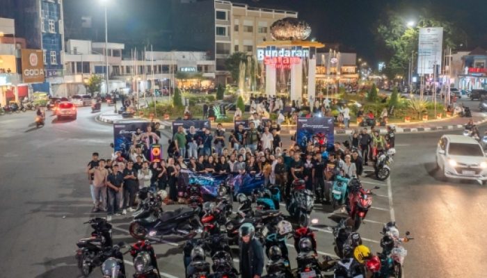 Honda Babel Buktikan Night Ride Lebih Seru, New Honda Vario Evo 160 Tampil Gagah dan Penuh Gaya