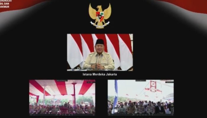 Jelang HUT ke-81 RI, Prabowo Resmikan 3.395 Jembatan dan 3.000 Sumber Air di Seluruh Indonesia
