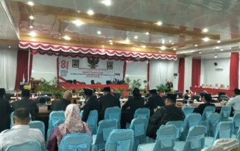 DPRD Bangka Gelar Paripurna Dengarkan Pidato Kenegaraan HUT ke-81 RI