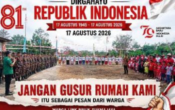 HUT RI ke-81 di Lapak Priuk Sukmajaya Penuh Makna, Samroni Serukan Keadilan Sosial untuk Seluruh Warga