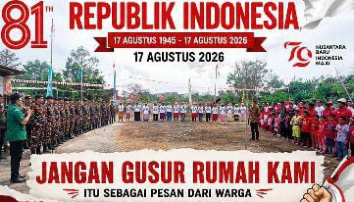 HUT RI ke-81 di Lapak Priuk Sukmajaya Penuh Makna, Samroni Serukan Keadilan Sosial untuk Seluruh Warga