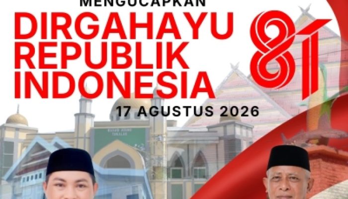 Ketua Dan Sekwan DPRD Takalar Ucapkan  HUT RI ke-81 , Teguhkan Persatuan Dan  Komitmen Mengawal Aspirasi Rakyat