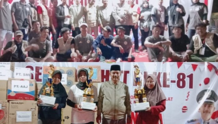 Semarak HUT RI ke-81 Desa Bojonegara Makin Meriah, Doorprize Kulkas hingga Sepeda Gunung Dibagikan