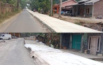 Proyek Betonisasi Jalan Gunung Sari–Mancak Capai 50 Persen, Ditargetkan Rampung Akhir November 2026
