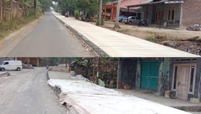 Proyek Betonisasi Jalan Gunung Sari–Mancak Capai 50 Persen, Ditargetkan Rampung Akhir November 2026