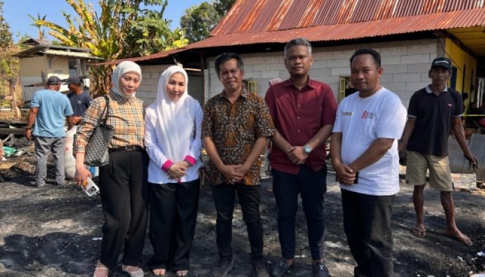 Peduli Kemanusiaan,DPC PKB Takalar salurkan Bantuan Korban Kebakaran di Desa Kale Lantang,Kec- Polsel