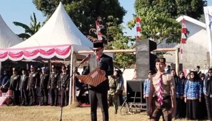 Legislator Nasdem Nur Alim Rukman Bacakan Teks Proklamasi pada Upacara HUT RI ke-81 di Perkemahan Pattallassang