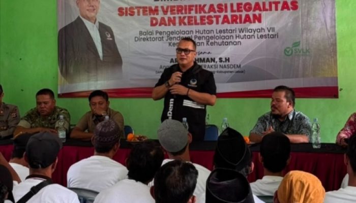 Melalui Bimbingan Teknis SVLK di Kabupaten Lebak, Arif Rahman Anggota DPR RI Dorong Penguatan Tata Kelola Kehutanan