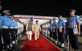 Prabowo Tiba di New Delhi, Siap Perkuat Peran Indonesia di KTT ke-18 BRICS