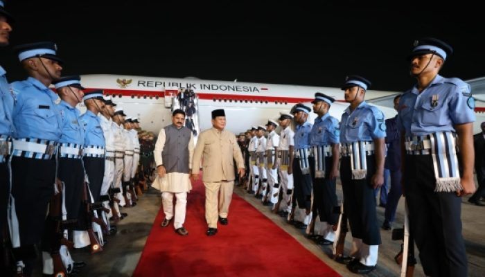 Prabowo Tiba di New Delhi, Siap Perkuat Peran Indonesia di KTT ke-18 BRICS