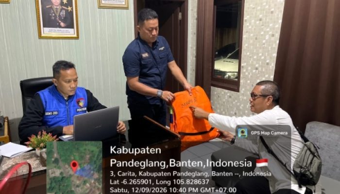 Polda Banten Pastikan Tiga Jenis Barang Temuan Bukan Milik Kapal yang Lost Contact