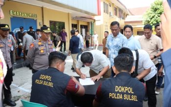 Ratusan Personel Polres Maros Ikuti Gaktibplin dan Pemeriksaan Urine oleh Propam Polda Sulsel