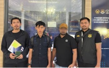 WNA Pakistan Dideportasi, Imigrasi Cilegon Kawal hingga Pesawat Lepas Landas