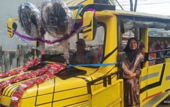 Meriahkan Maulid Nabi, Warga Desa Pagelaran Gelar Pawai Ta’aruf